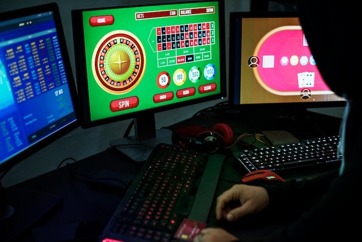 Pengguna menonton pertandingan olahraga dengan kenyamanan menggunakan perangkat mobile yang aman